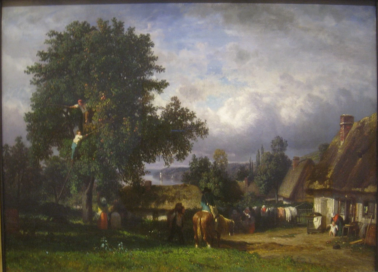 Raccolta delle mele in Normandia - Worcester Art Museum
